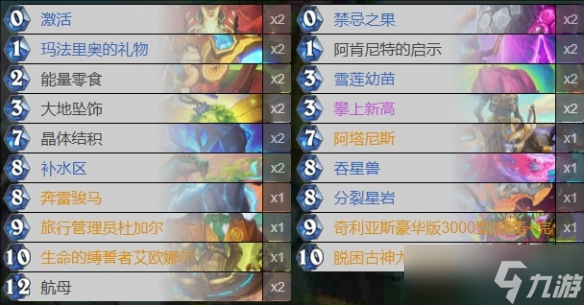《爐石傳說》星際英雄傳德魯伊卡組
