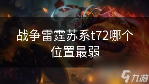 战争雷霆苏系t72哪个位置最弱