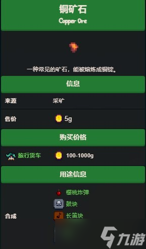 《星露谷物语》铜矿石获取攻略
