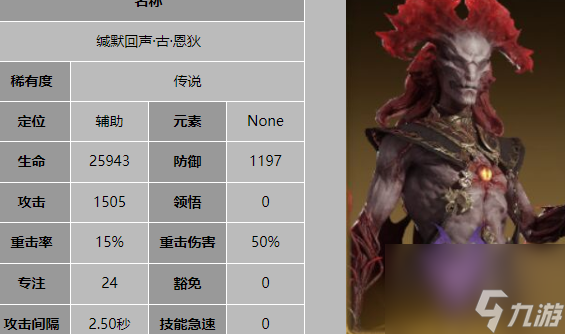 龙息神寂恩狄介绍