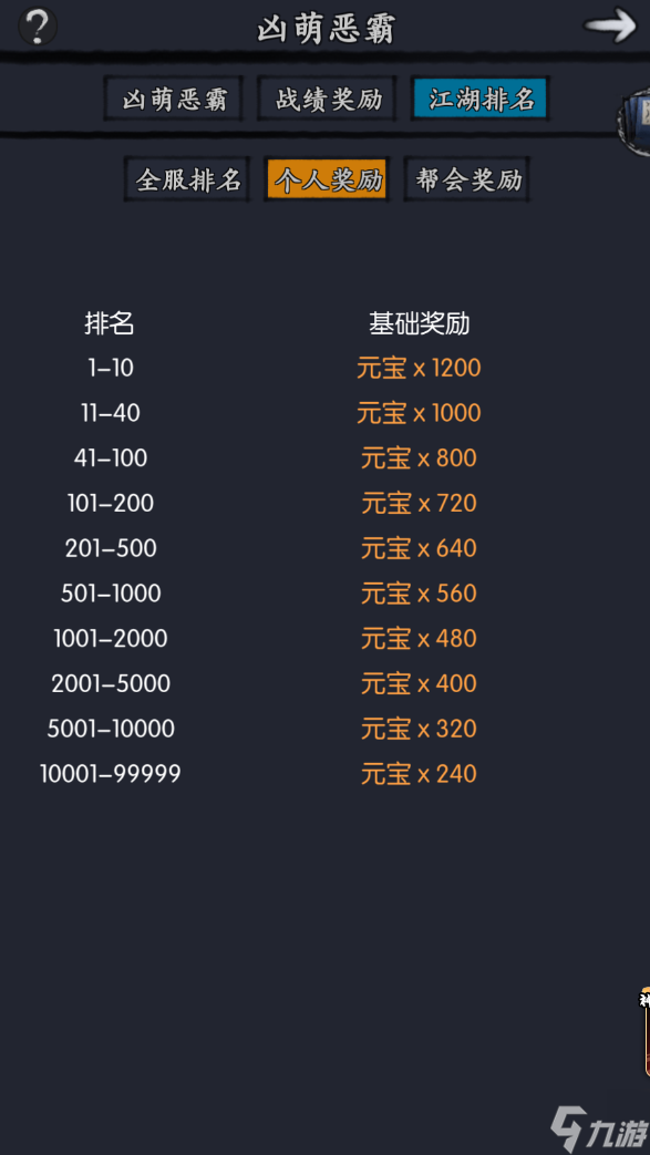 你的江湖凶萌恶霸