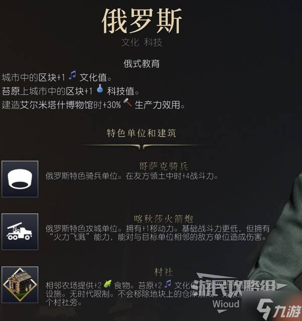 《文明7》俄羅斯強度與特點介紹