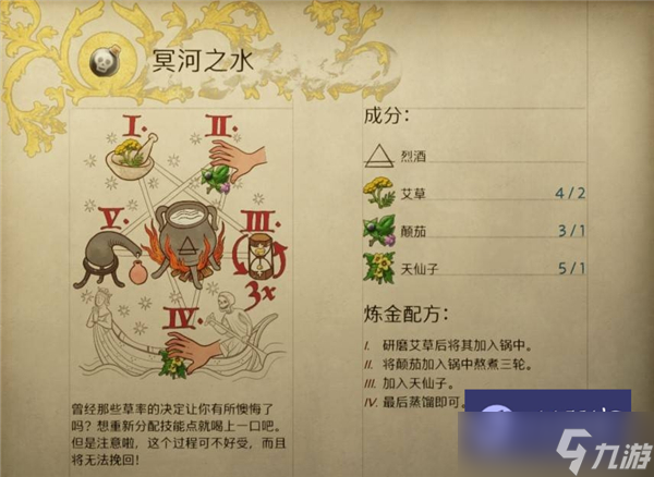 天国拯救2洗点药水怎么做-重置技能点数药剂配方