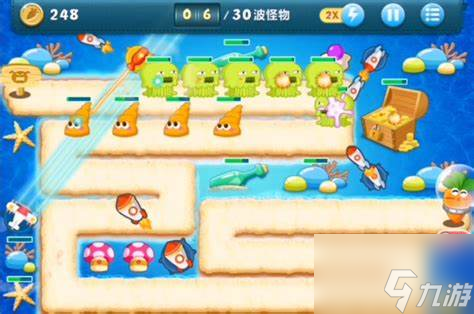 保卫萝卜深海第16关攻略图解