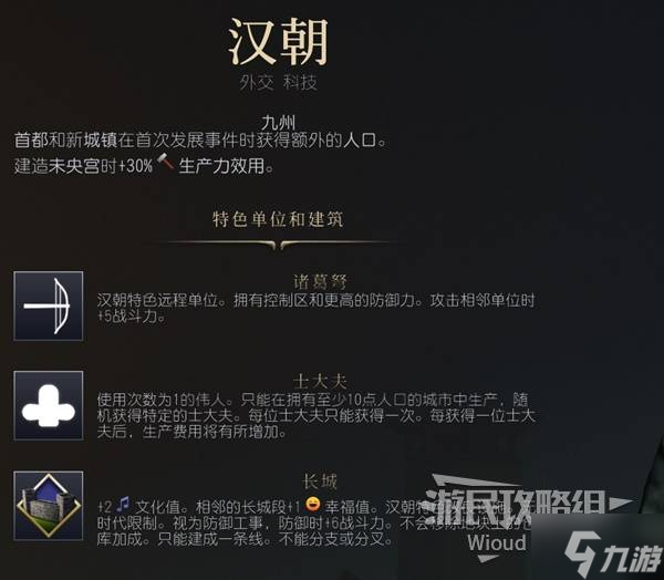 《文明7》汉朝强度与特点介绍