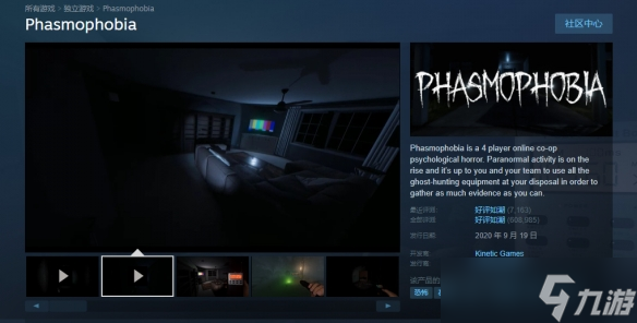 《恐鬼癥》游戲Steam名稱介紹