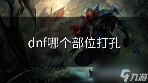 dnf哪个部位打孔
