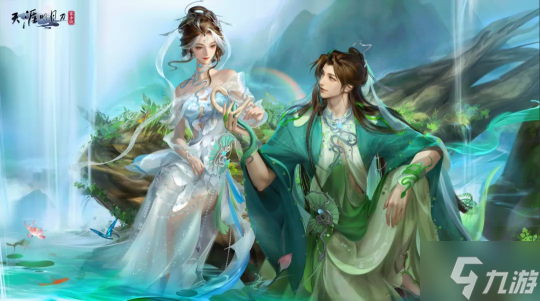 天刀手游开年版本来袭,全新白蛇青蛇设计外观【圣绣・西湖烟雨】曝光