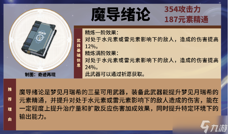 原神【v5.4攻略】「绮梦缱绻」——梦见月瑞希角色攻略