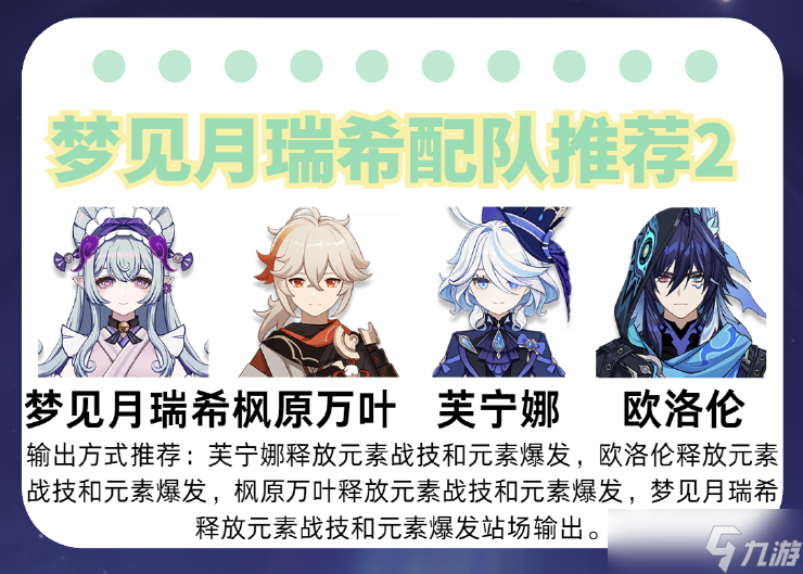 原神【v5.4攻略】「绮梦缱绻」——梦见月瑞希角色攻略