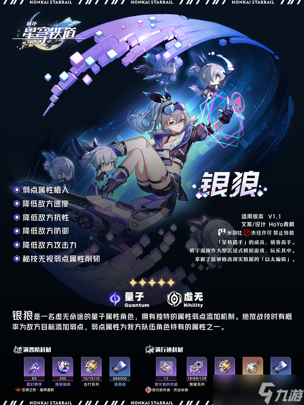 崩坏：星穹铁道【V3.0攻略】「银狼」全方位·一图流丨角色解析攻略