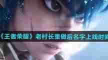 王者荣耀老村长重做后叫什么 探索王者荣耀老村长的新名称