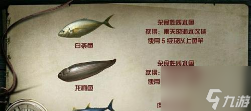 明日之后15種魚的釣點分布在哪里？如何高效釣到每一種魚？