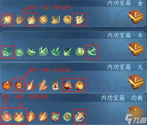 《逆水寒手游》转元凝丹适用内功筛选方法