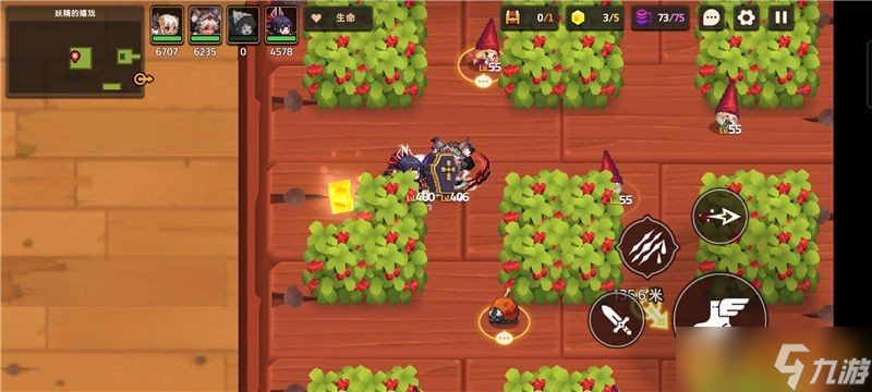 《坎公骑冠剑》普通难度6-1妖精的嬉戏关卡通关攻略