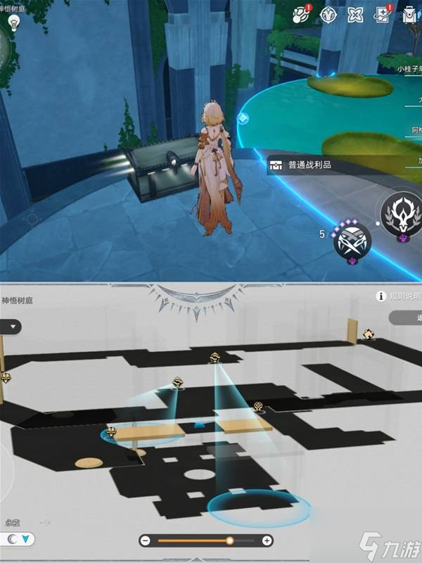 《崩坏星穹铁道》呓语密林神悟树庭地图宝箱收集