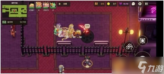 《坎公骑冠剑》普通难度12-2魔界市区关卡通关攻略