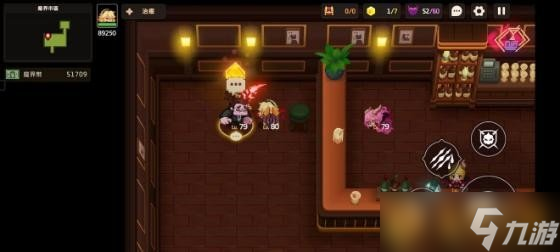 《坎公骑冠剑》普通难度12-2魔界市区关卡通关攻略