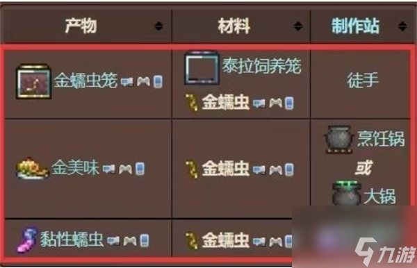 泰拉瑞亚金蠕虫怎么得到 金蠕虫获得方法及作用一览