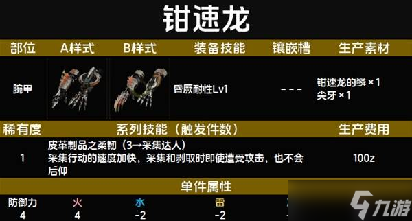 怪物猎人荒野套装效果一览表 全套装效果图鉴及获得方法总汇