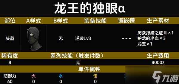 怪物猎人荒野套装效果一览表 全套装效果图鉴及获得方法总汇