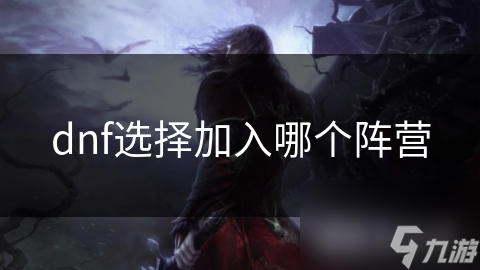 dnf选择加入哪个阵营