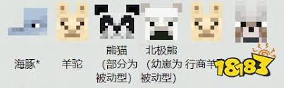 我的世界被动生物种类大全及生成特性概览