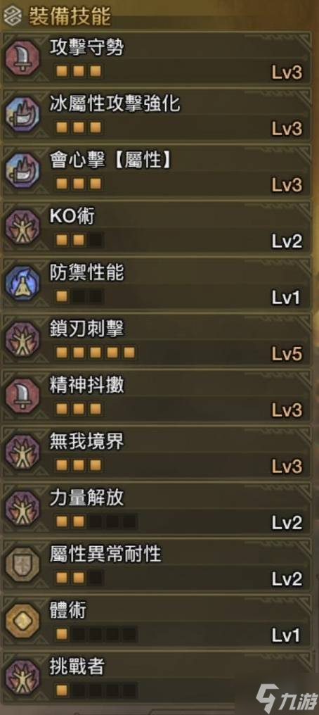 《怪物猎人荒野》片手剑满会心毕业配装
