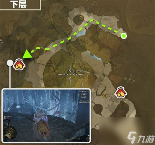 怪物猎人荒野钓鱼点位一览