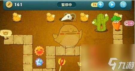保卫萝卜1沙漠主题第1关金萝卜攻略