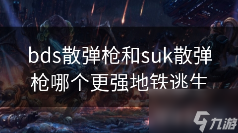 bds散弹枪和suk散弹枪哪个更强地铁逃生