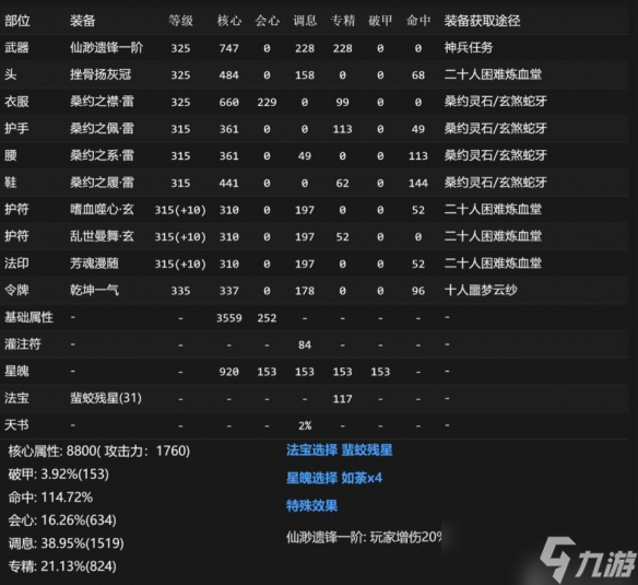 《诛仙世界》雷青云pve毕业配装选择推荐