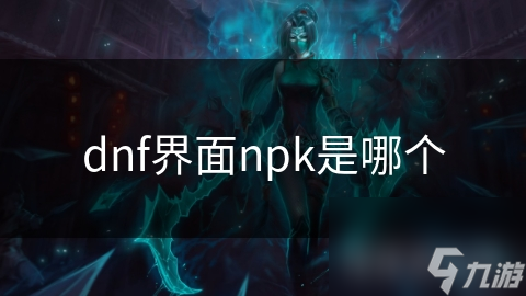 dnf界面npk是哪个