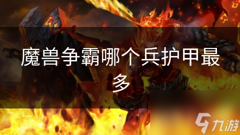 魔獸爭霸哪個兵護甲最多