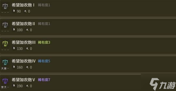 《怪物猎人荒野》重弩炮派生图鉴 重弩炮派生一览