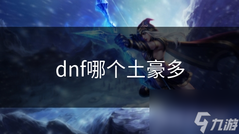 dnf哪個(gè)土豪多