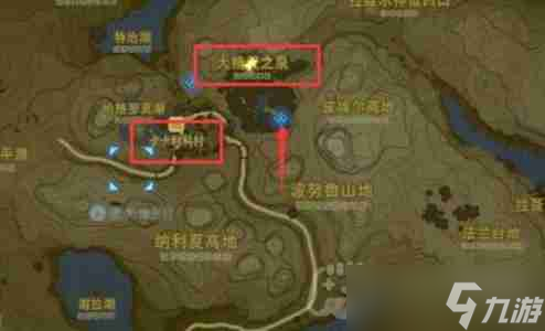 王国之泪4个大精灵之泉位置在哪儿-4个大精灵之泉位置