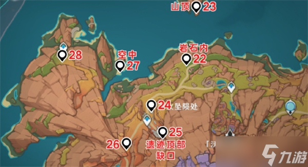 原神5.5版本火神瞳位置汇总