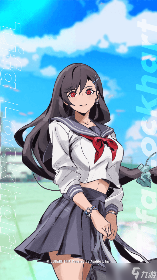 《最终幻想7EC》愚人节贺图公布:学院风蒂法超美!
