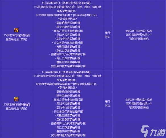 《DNF》无尽妖谱奖励一览表图解介绍