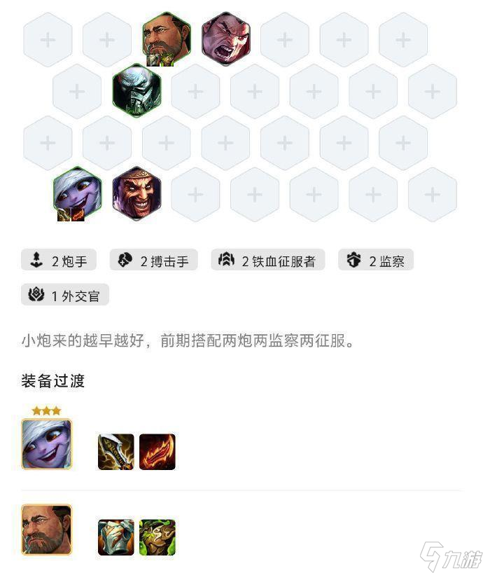 《云顶之弈》S13外交官小炮阵容推荐