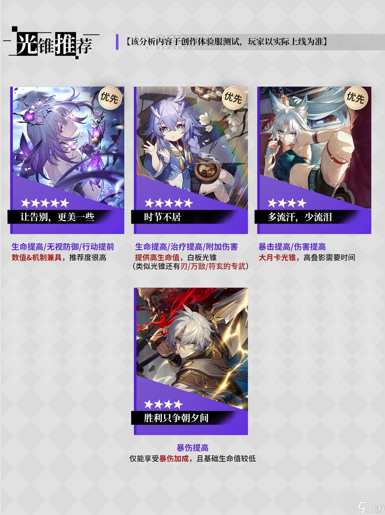 崩坏星穹铁道遐蝶用什么光锥-遐蝶光锥推荐