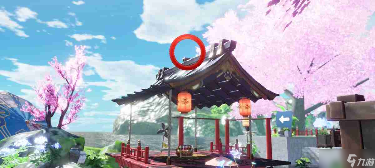 开放空间樱花长廊隐藏宝箱在哪里