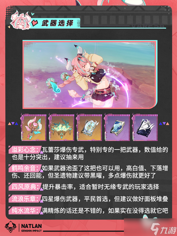 【V5.5】更适合平民玩家的雷系角色—瓦蕾莎角色养成攻略
