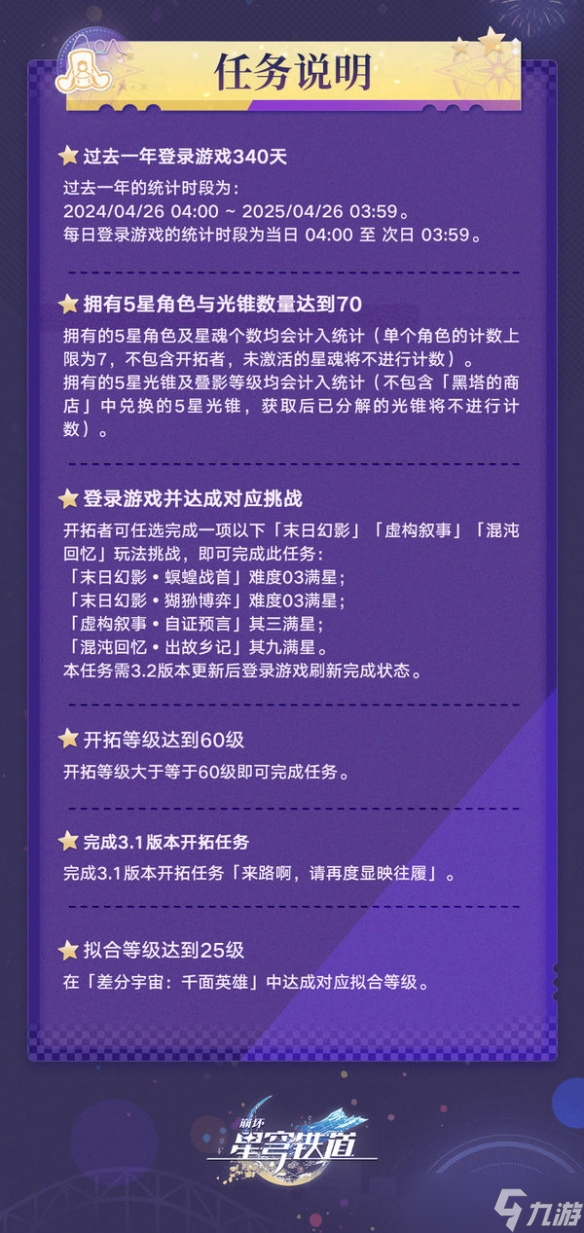 《崩坏星穹铁道》纪念册逐光捡金完成攻略