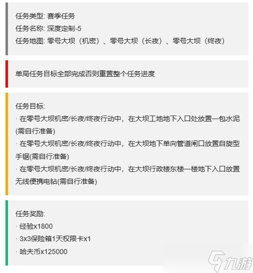 《三角洲行动》s4赛季3x3收集者任务一览