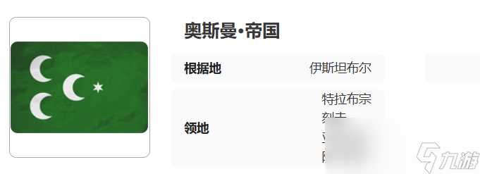 《大航海时代：传说》奥斯曼帝国介绍