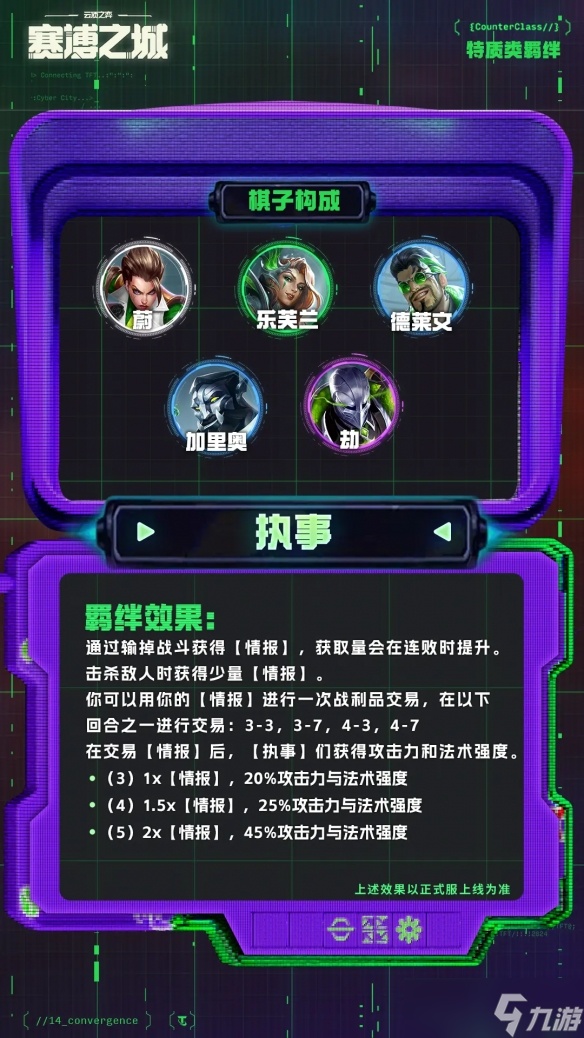 《云顶之弈》执事专属海克斯介绍