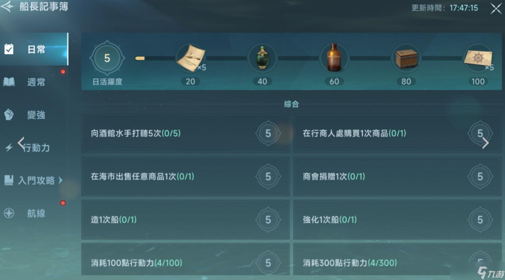 《大航海时代传说》快速升级攻略