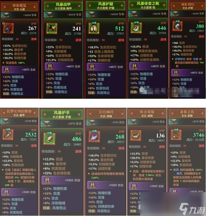 《迷雾大陆》S6各职业最强BD配装攻略